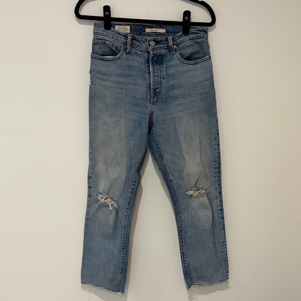 Levi's Light Wash Wedgie Straight Jeans